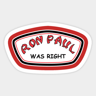 Ron Paul / Ron Jon Mashup Sticker